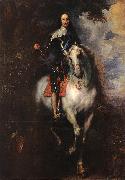 DYCK, Sir Anthony Van Equestrian Portrait of Charles I, King of England oil painting